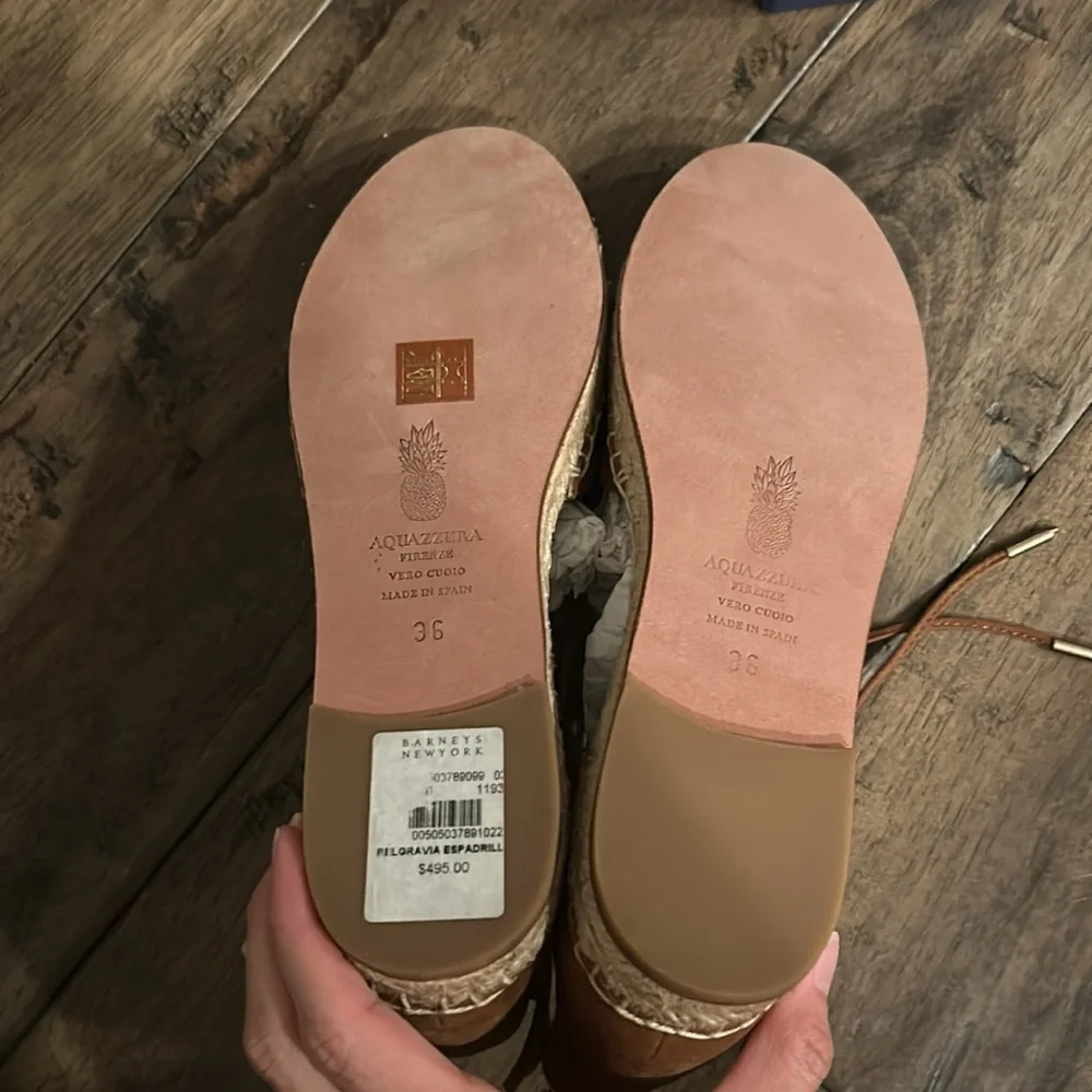 Aquazurra flat espadrilles
